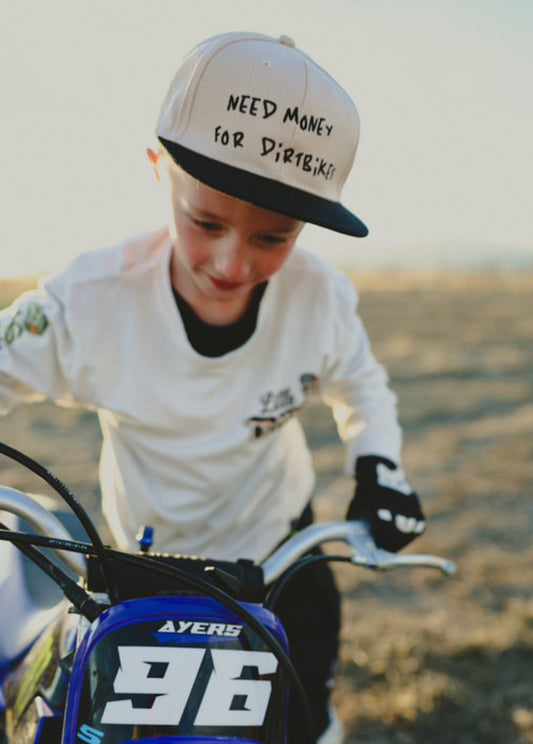 $ For Dirt Bikes Snapback Beige