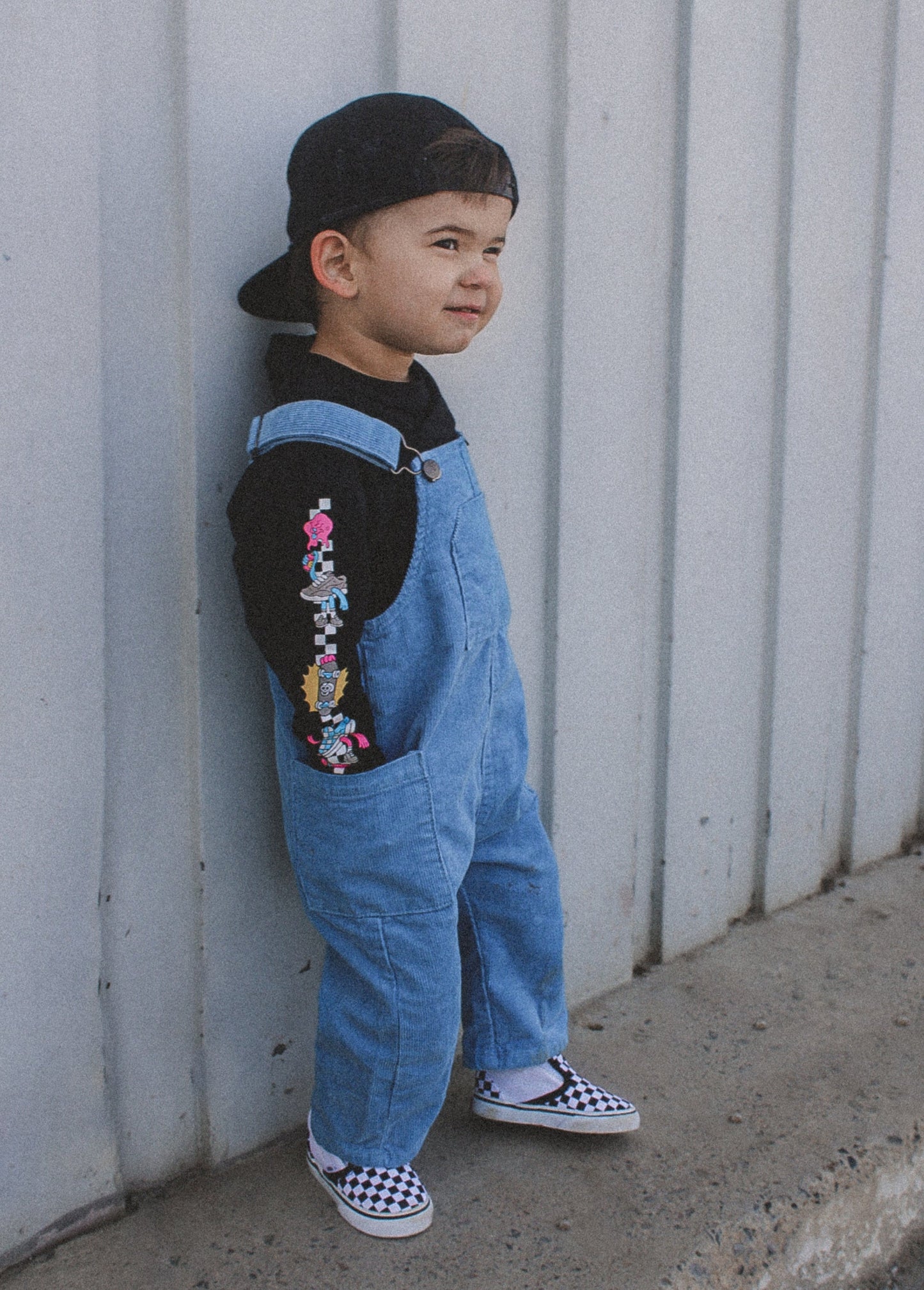 Blue Corduroy Overalls