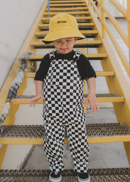 Smiley Bucket Hat Black/Yellow