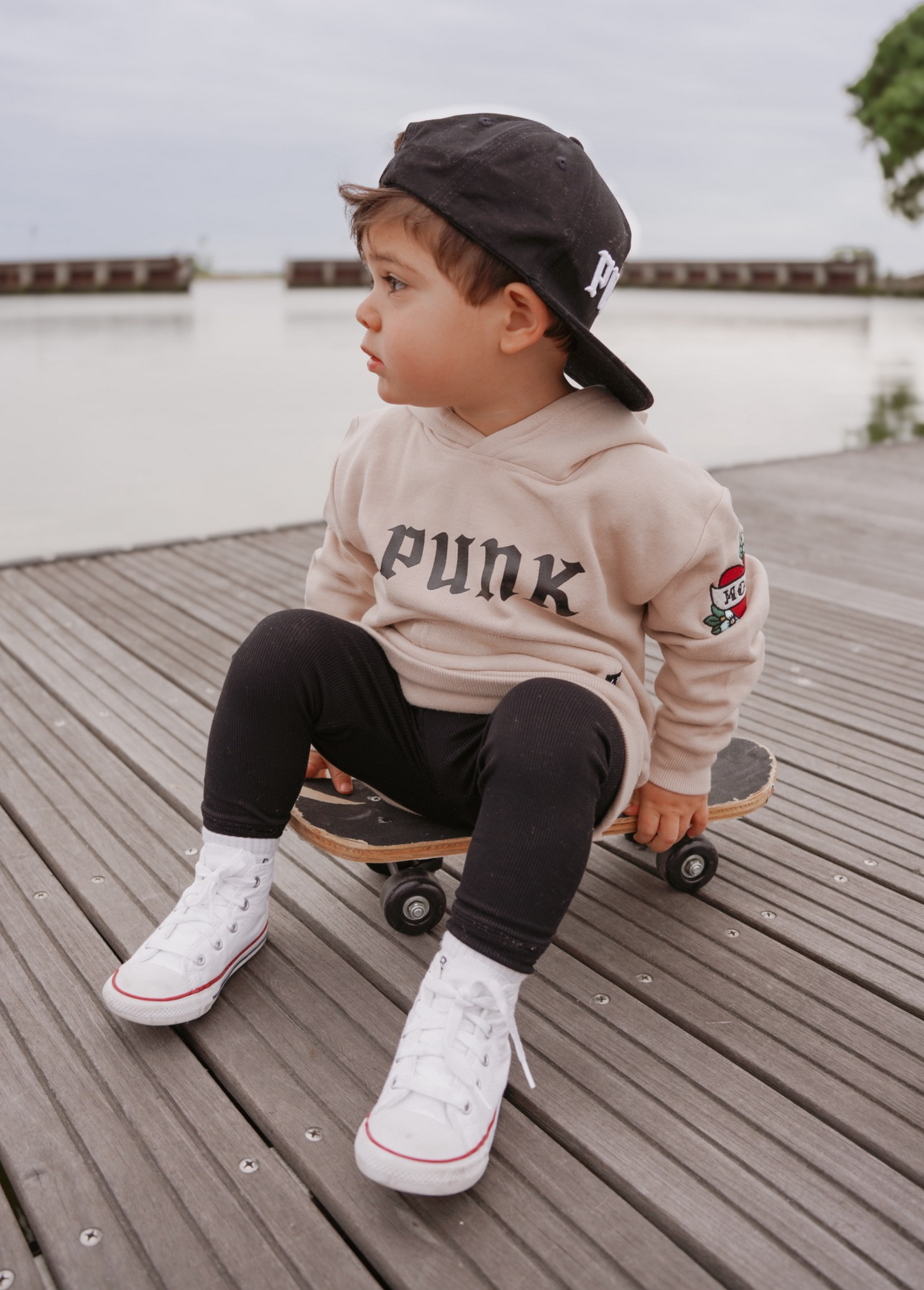 PUNK Hoodie Brown